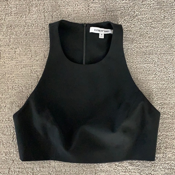 Elizabeth and James Racerback Crop Top - Size M - Picture 1 of 4